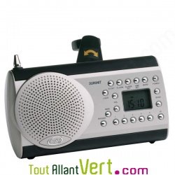 Radio Deluxe Multibandes autosuffisante Summit Silver